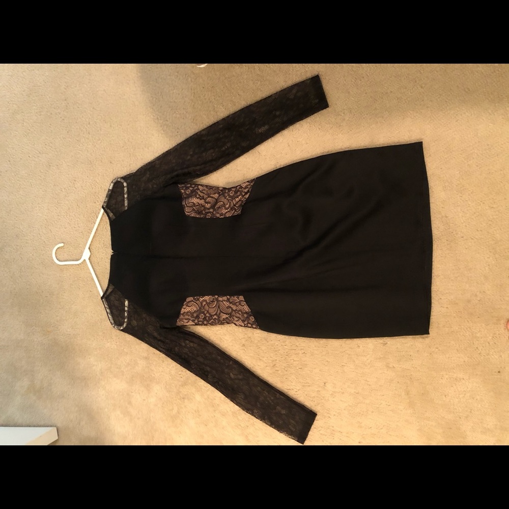 Aidan Mattox black dress